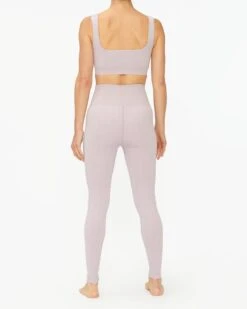 Spiritual Gangster Amara Wide Rib Seamless Bra -EQUINOX Sales 001 FA23676017 FADED LILAC 004