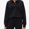 Alo Yoga Polo Henley Pullover -EQUINOX Sales 005 W3622R BLACK 002