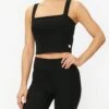 Vuori Elevation Square Neck Tank -EQUINOX Sales 011 VW1080 BLACKHEATHER 003