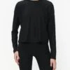 Beyond Yoga Featherweight Open Pullover -EQUINOX Sales 017 LWSD7843 DARKEST NIGHT 002