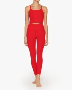 Beyond Yoga Spacedye At Your Leisure High Waist Midi Legging -EQUINOX Sales 023 SD4382 CANDY RED HEATHER 006 25506910 4592 4223 9ca7 57d56c32f301