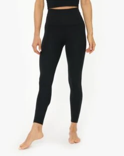 Beyond Yoga Heather Rib Square Neck Cropped Tank