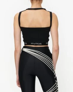 Monse Cut Out Cropped Tank Top 3 Monse Cut Out Cropped Tank Top -EQUINOX Sales 029 MS230402SCJ BLACK 003