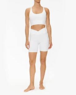 Year Of Ours Ribbed V Waist Biker Short -EQUINOX Sales 032 TN1650 WT WHITE 002 8ad31386 fa85 4b33 a8f6 83f7342e8882