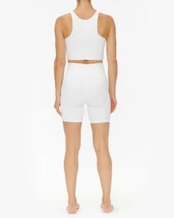 Year Of Ours Ribbed V Waist Biker Short -EQUINOX Sales 032 TN1650 WT WHITE 004 c2f039c6 8ce7 4afb 8cb0 8fc3e33c32a8