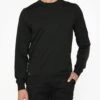 Vuori Ponto Performance Crewneck Sweatshirt -EQUINOX Sales 034 V224 BLACKHEATHER 009