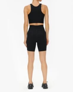 Year Of Ours Ribbed V Waist Biker Short -EQUINOX Sales 037 TN1650 BK BLACK 004 472032e2 923c 458b a7bc f408fccc66a3