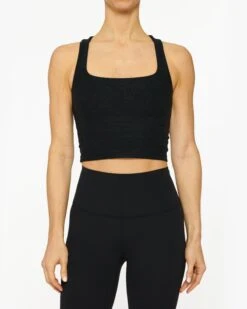 Beyond Yoga Spacedye Square Neck Cropped Tank