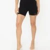 Alo Yoga Airbrush High-Waist 5'' Biker Short -EQUINOX Sales 047 W6311R BLACK 001