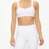 Alo Yoga Airbrush Cinch Bra -EQUINOX Sales 054 W9476R WHITE 001