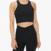 Beyond Yoga Focus Cropped Tank -EQUINOX Sales 066 SD4584 DARKESTNIGHT 018