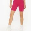 Alo Yoga High Waist Biker Short -EQUINOX Sales 070 W6145R MAGENTACRUSH 002