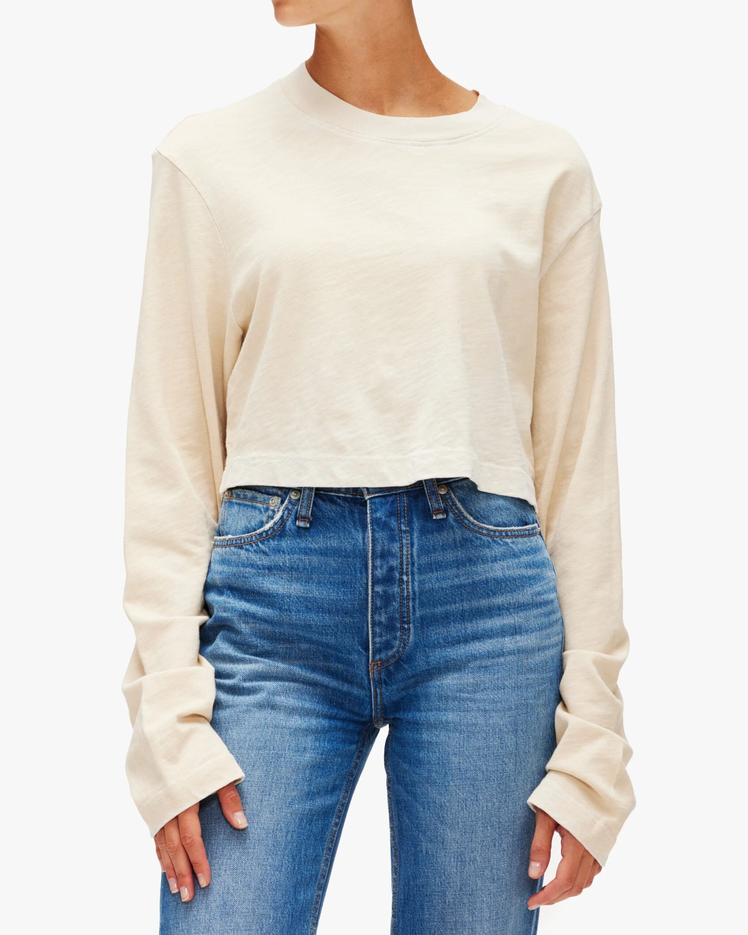 Cotton Citizen Tokyo Crop Longsleeve 1 Cotton Citizen Tokyo Crop Longsleeve