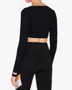 Pe Nation Half Dome Long Sleeve Top -EQUINOX Sales 083 23PE2L144 BLACK BLACK 002