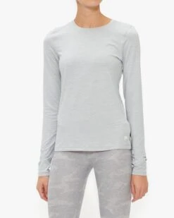 Vuori Long-Sleeve Lux Crew 6 Vuori Long-Sleeve Lux Crew -EQUINOX Sales 086 VW1038 PLATINUM HEATHER 001