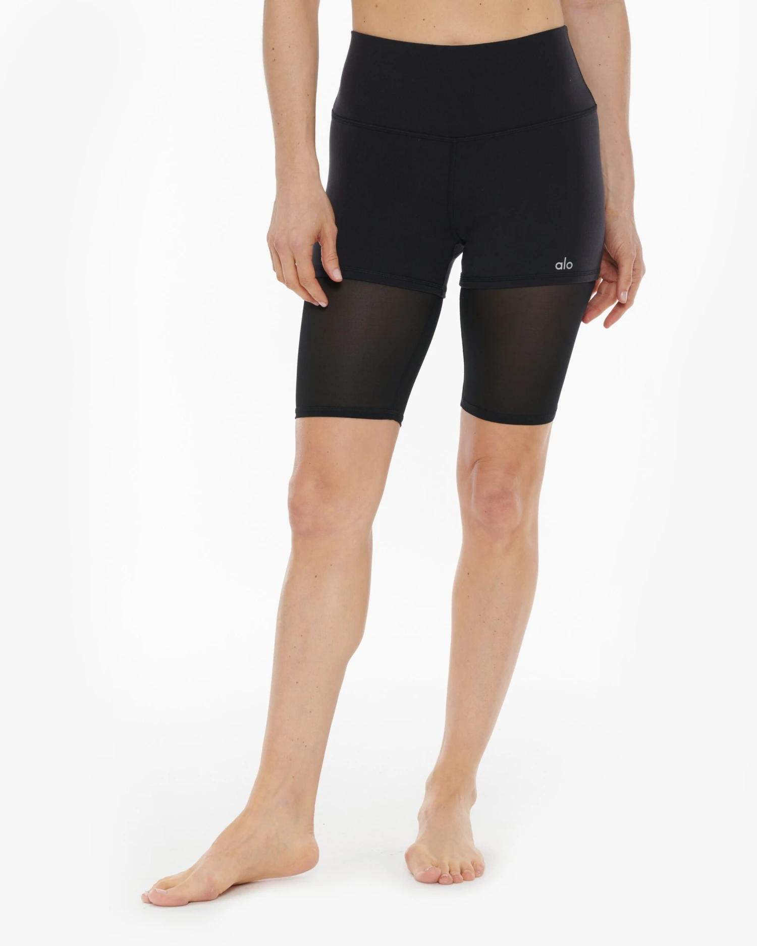 Alo Yoga High Waist Lavish Biker Short 1 Alo Yoga High Waist Lavish Biker Short