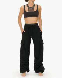 Monse Combo Parachute Pants -EQUINOX Sales 088 MP220403VPR MOKACCINO 003