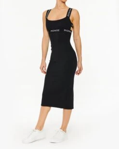 Monse Elastic Logo Dress