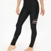 Monse Logo Cut Out Leggings -EQUINOX Sales 089 ME220405SUJ BLACK 001