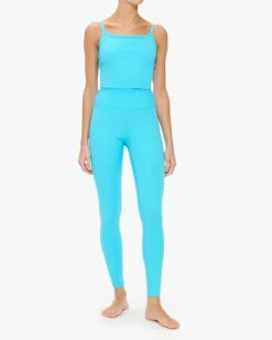 Year Of Ours Ribbed Bralette Tank -EQUINOX Sales 089 TN2625 PB PISCESBLUE 001