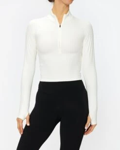 Varley Helena Mid Layer -EQUINOX Sales 089 VAR01176 SNOWWHITE 001