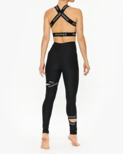 Monse Halter Sports Crop Top -EQUINOX Sales 090 ME220403SUJ BLACK 006 cd0b57d5 715b 4704 805c 044145a6871e