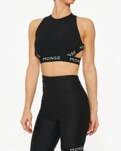 Monse Halter Sports Crop Top
