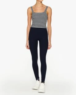 The Upside Indira Isabel Tank -EQUINOX Sales 094 USW323025 NAVY WHITE 003