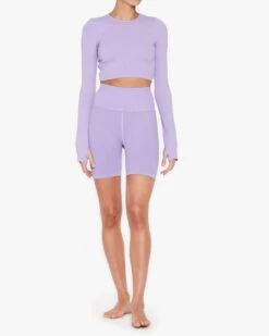 Spiritual Gangster Seamless Biker Short -EQUINOX Sales 129 SU33619001 COOL VIOLET 001 5343e036 cf09 45ad adf3 9b8126a4ecca