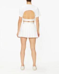 PE Nation Volley Skirt -EQUINOX Sales 130 23PE1Q235 OPTIC WHITE 002