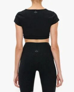 Beyond Yoga Spacedye What's The Scoop Bra -EQUINOX Sales 139 SD8275 DARKEST NIGHT 005