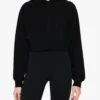 Cropped Double Take Hoodie -EQUINOX Sales 183 W3713R BLACK 001