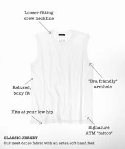 Classic Jersey Sleeveless Boy Tee -EQUINOX Sales ATM AnatomyOfATee MuscleTee