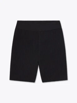 Coreflex™ Bike Shorts -EQUINOX Sales BLACK RIB BIKE SHORT FRONT