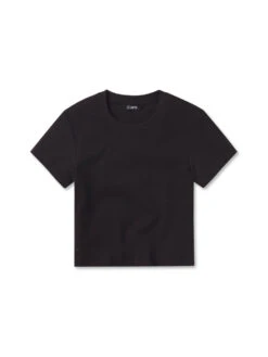 Tomboy Tee Cropped -EQUINOX Sales BLACK TOMBOY TEE CROPPED
