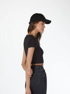 Tomboy Tee Cropped -EQUINOX Sales BLACK TomboyTee Cropped 195