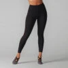 Pace 7/8 Leggings -EQUINOX Sales F22Apparel 7.8PaceTight EbonyWaffle Front