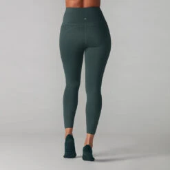 Pace 7/8 Leggings -EQUINOX Sales F22Apparel 7.8PaceTight ForestWaffle Back