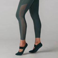 Pace 7/8 Leggings -EQUINOX Sales F22Apparel 7.8PaceTight ForestWaffle Detail