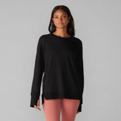 Cozy Sweatshirt -EQUINOX Sales F22Apparel CozySweatshirt Ebony Front