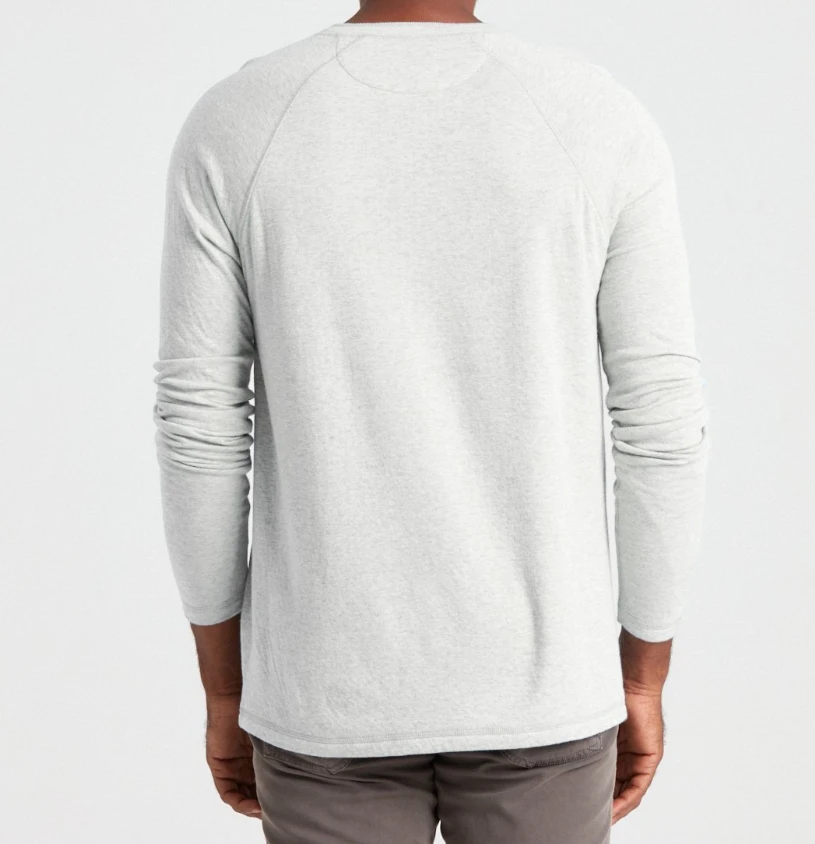 Faherty Cloud Long Sleeve Henley 2 Faherty Cloud Long Sleeve Henley - Image 2