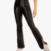 Koral Illuminate High Rise Infinity Flare Legging 5 Koral Illuminate High Rise Infinity Flare Legging -EQUINOX Sales Flare infinity pants black front bottom
