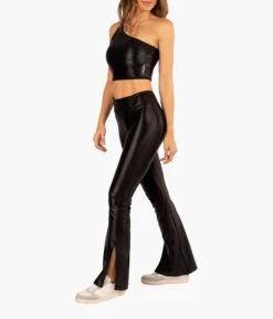 Koral Illuminate High Rise Infinity Flare Legging -EQUINOX Sales Flare infinity pants black side 5ed852d6 096b 476e b927 01bb341ca305