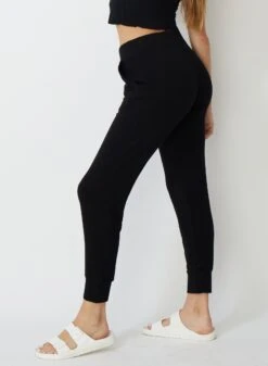 Monrow Supersoft Sporty Sweats -EQUINOX Sales HB0186 BLACK 4