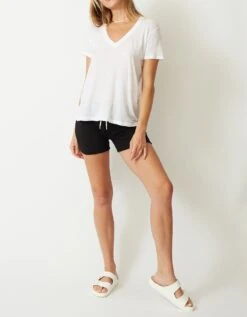 Monrow Supersoft Vintage Shorts -EQUINOX Sales HB500AFT BLACK 2