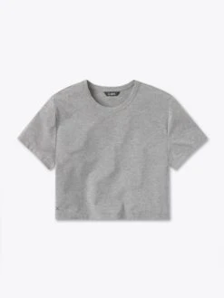 Almost Friday Tee Cropped -EQUINOX Sales HEATHER GREYALMOSTFRIDAYTEECROPPED