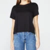 Monrow Cotton Modal Vintage Crew -EQUINOX Sales HT0708 44 BLACK.1