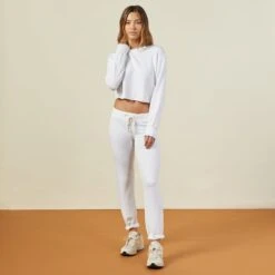 Cropped Boyfriend Sweatshirt -EQUINOX Sales HT1029 white 1436copy ba89c0e8 6feb 4156 bb4f 6300daf1e39a