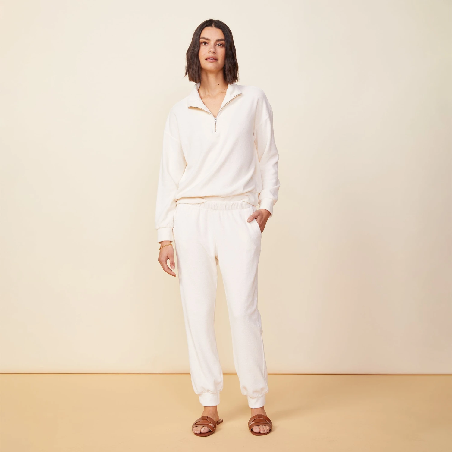 Terry Cloth Half Zip 3 Terry Cloth Half Zip - Image 3