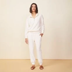 Terry Cloth Jogger -EQUINOX Sales HT1369PEARL.4 fa953089 b739 4196 abc9 dd16f7449f97